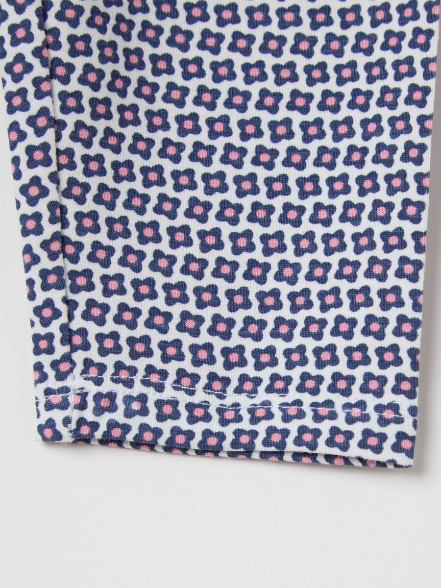 Three-quarter leggings with print_2