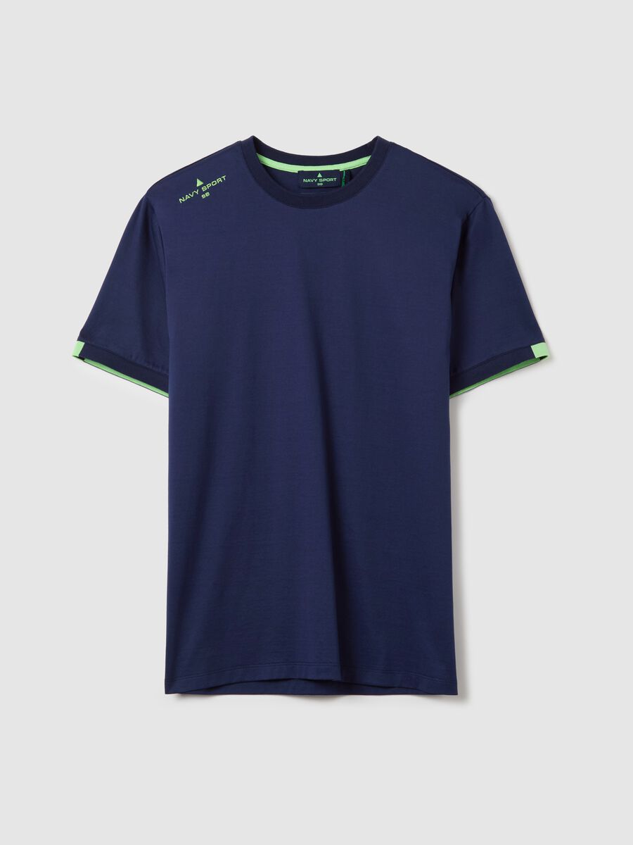 T-shirt with logo embroidery_4