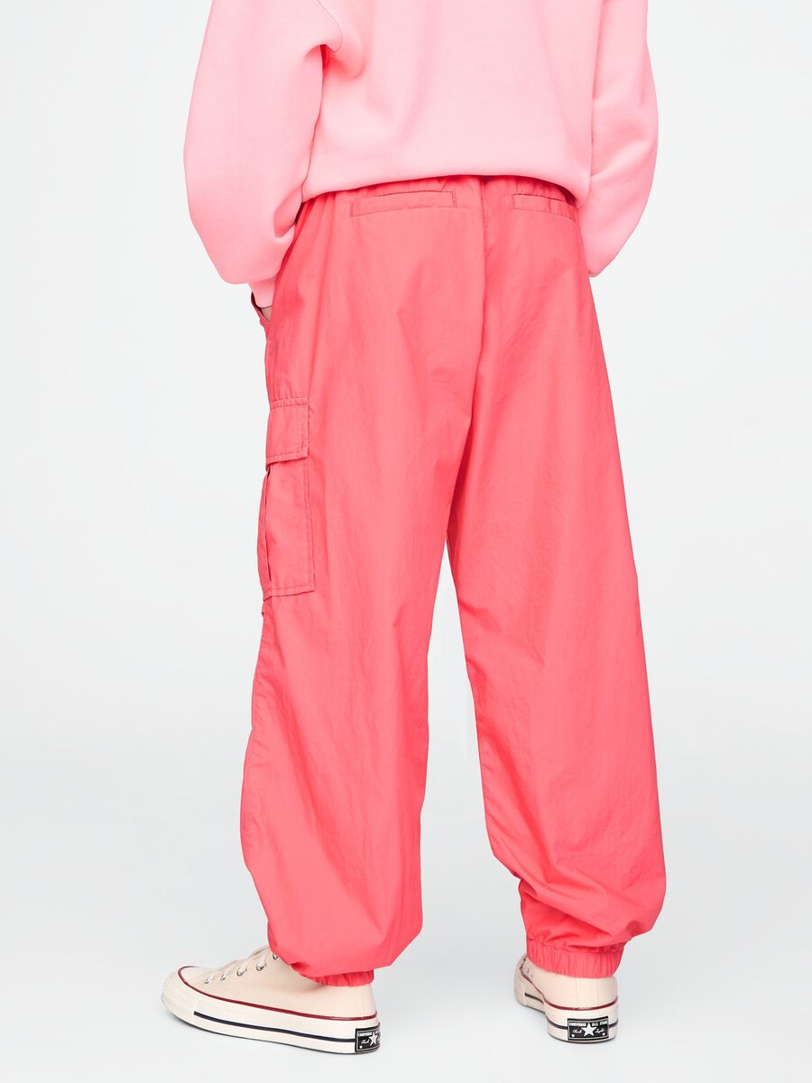 Parachute joggers with drawstring_2
