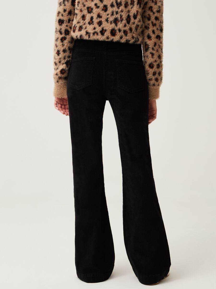 Pantalone flare fit in corduroy Baby Angel_2