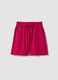 Pink 100% cotton shorts, regular fit_0