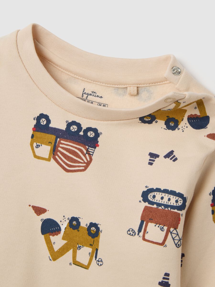 Pigiama da neonato in puro cotone multicolor regular fit_3
