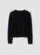 Maglia nera in misto viscosa a maniche lunghe_5