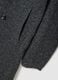 Grey herringbone double-breasted coat with regular fit_1