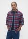 Red Plaid Cotton Shirt_0