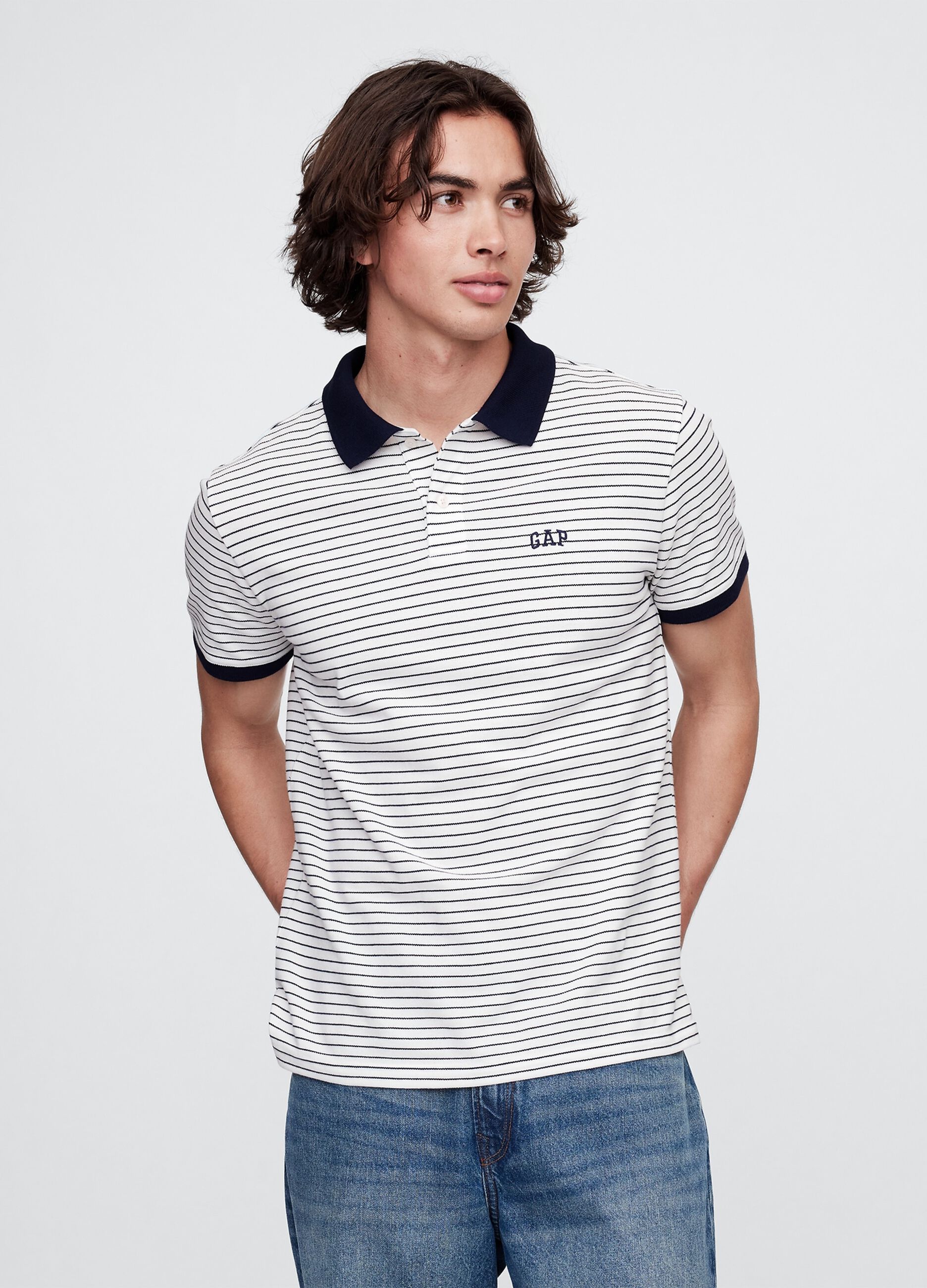 Striped Polo Shirt