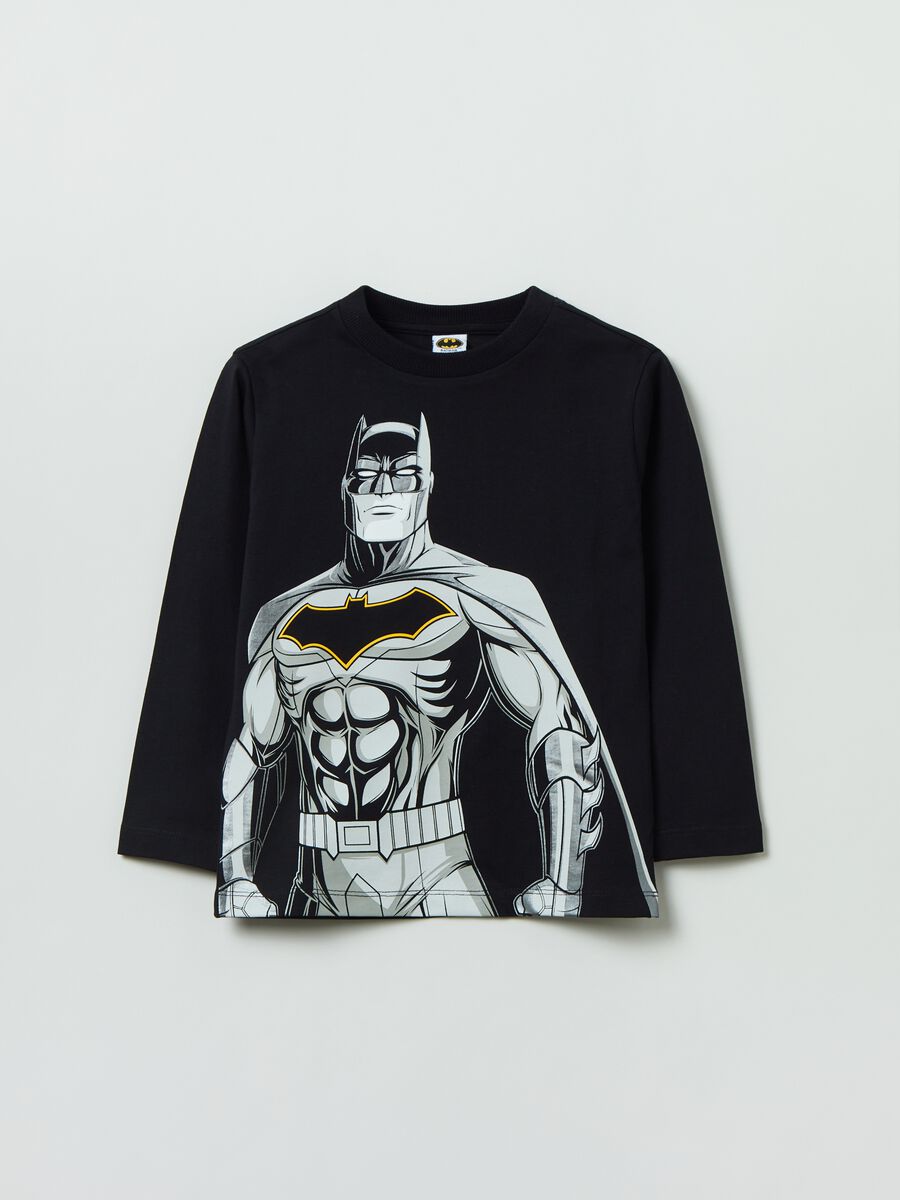 T-shirt maniche lunghe stampa Batman_0