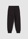 Plush joggers with drawstring_1