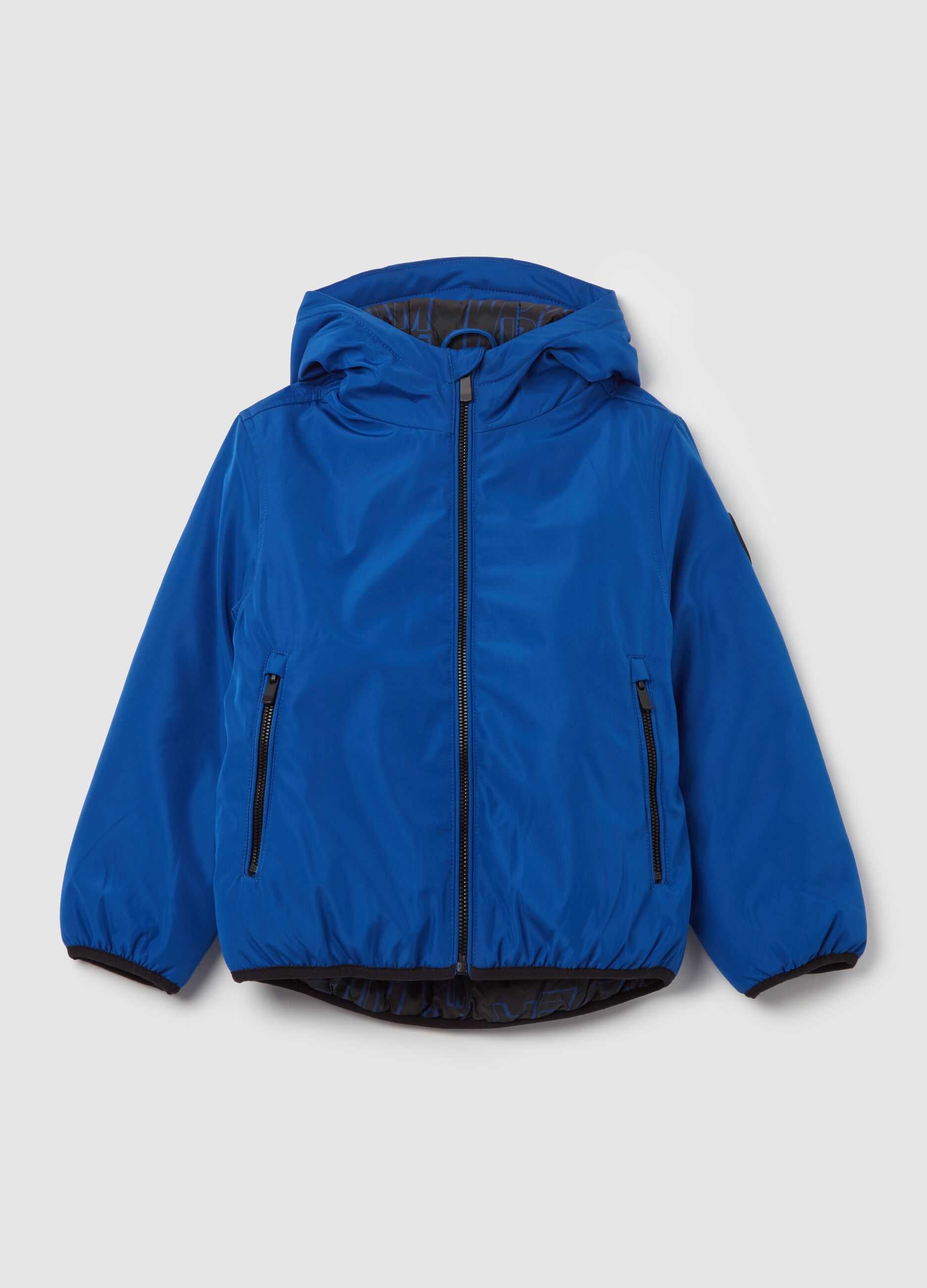 Waterproof jacket with hood