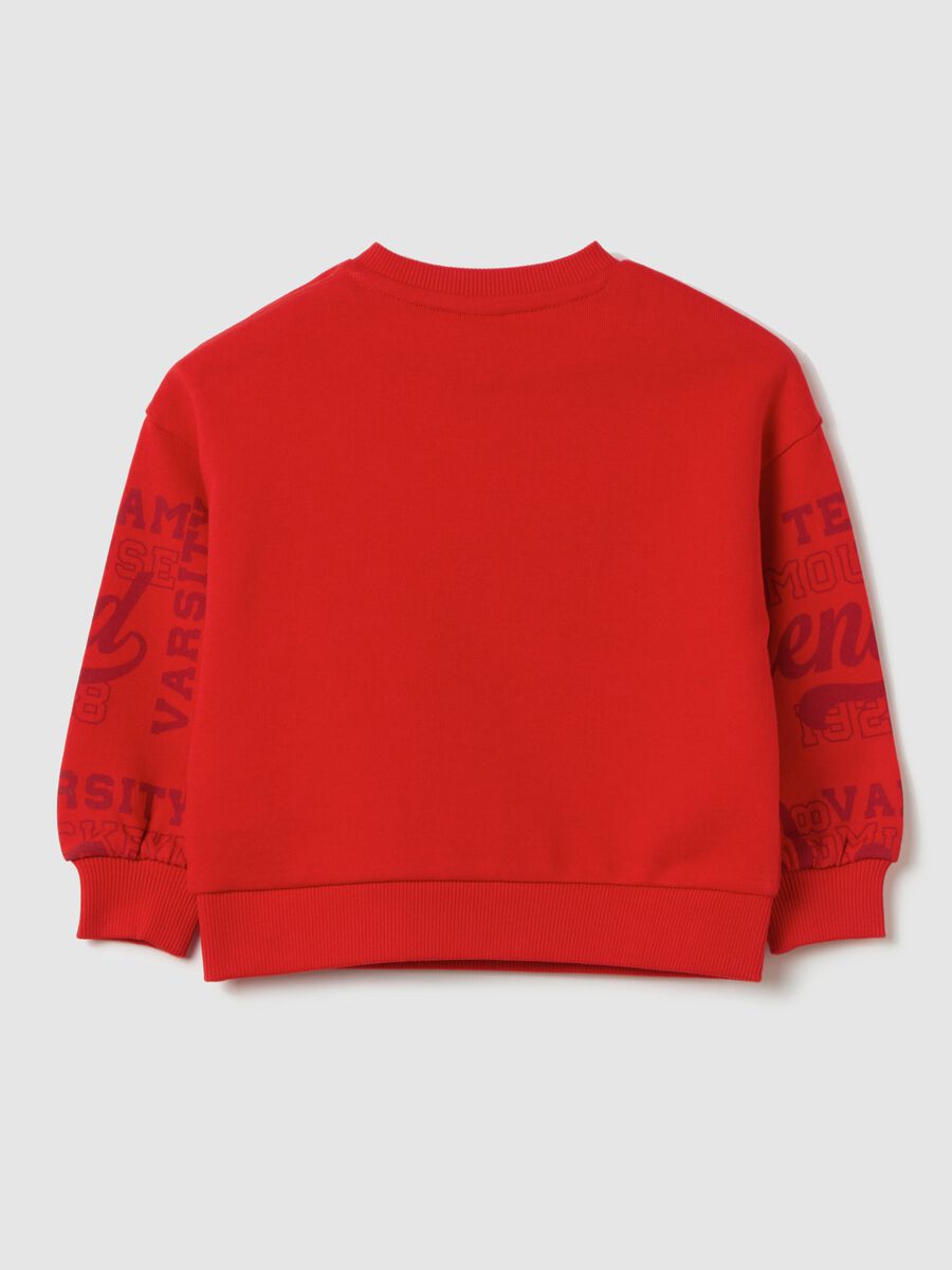 French Terry sweatshirt with Mickey Mouse print_1