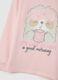Girls' pink pyjamas in pure cotton with regular fit and print_2