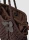 Brown crossbody bag in cotton-viscose blend_2