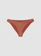 Orange stretch swim briefs with glitter texture_4