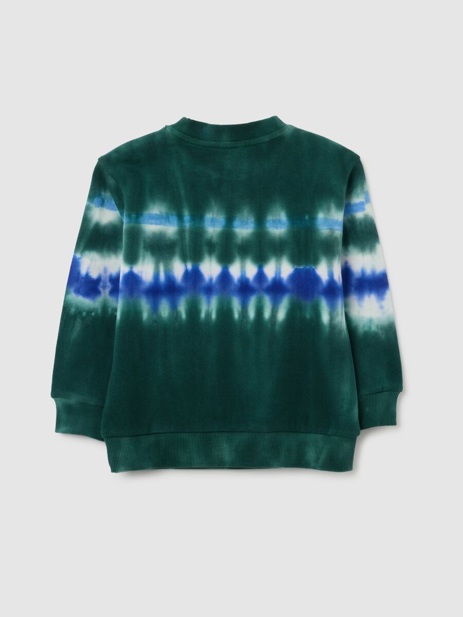 Children's multicoloured pure cotton tie-dye effect sweatshirt_1