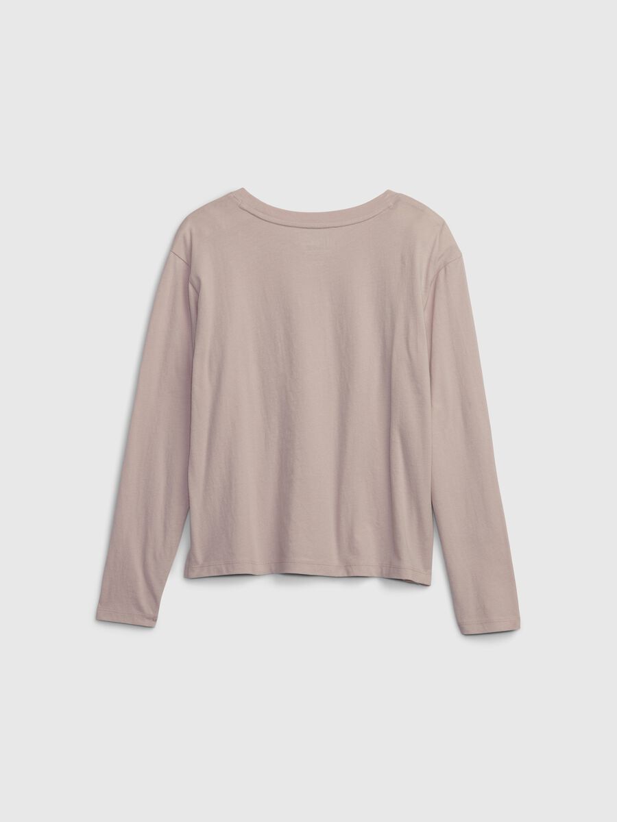 Long-sleeved T-shirt with Disney print and diamantés_3