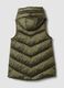 Military green padded gilet, regular fit, with hood_2