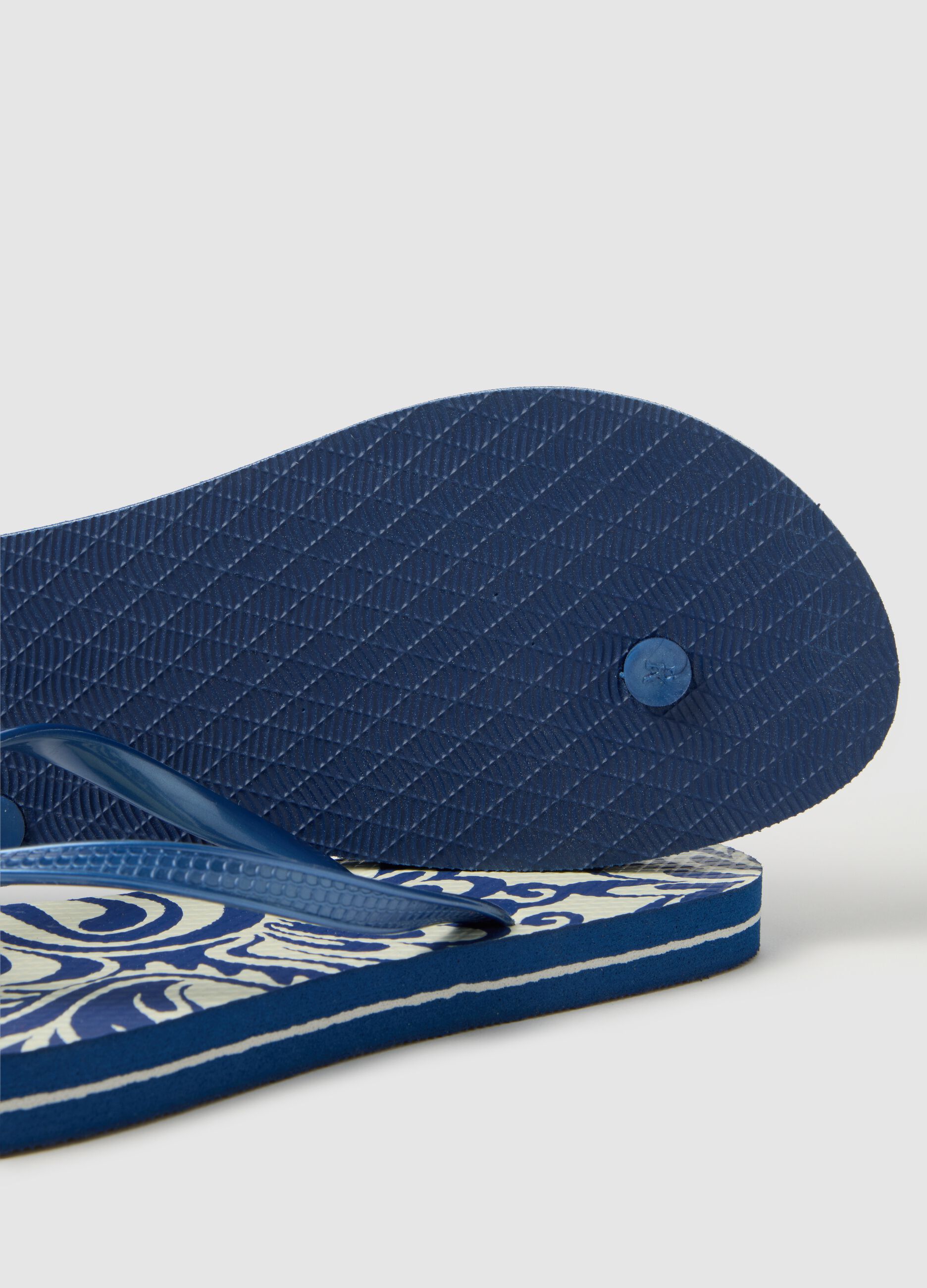 Women's Multicolour Flip-Flops with Print