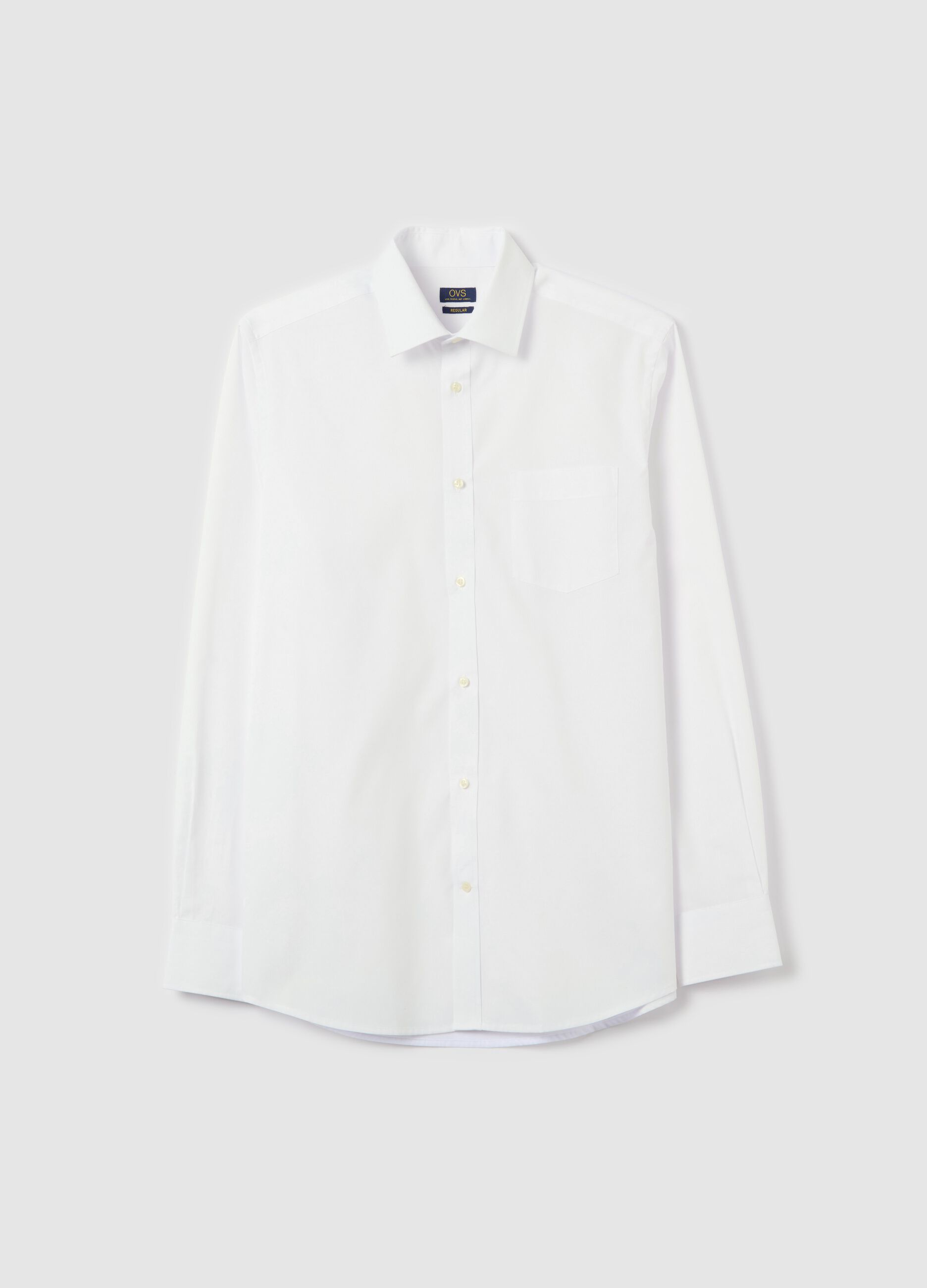 Regular-fit easy-iron shirt