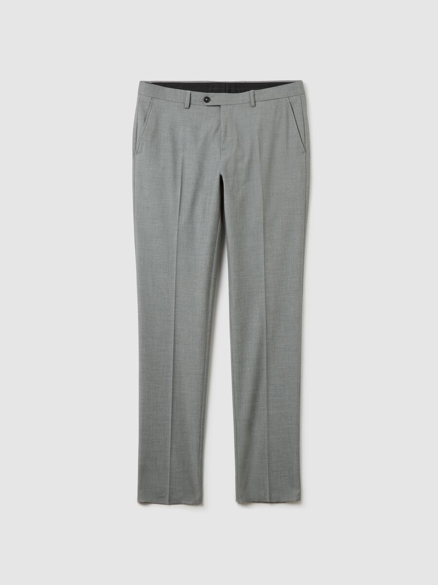 Grey slim fit trousers_4