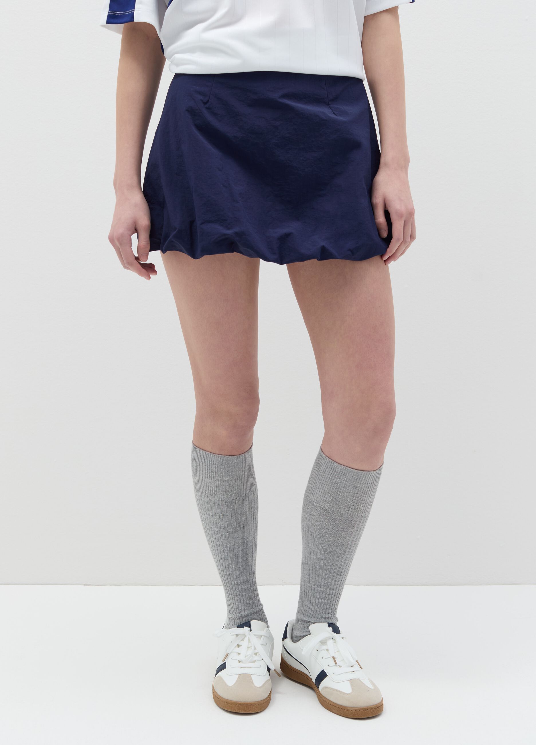 Mini puff skirt