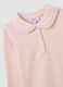 Girl's pink regular fit pure cotton polo_2