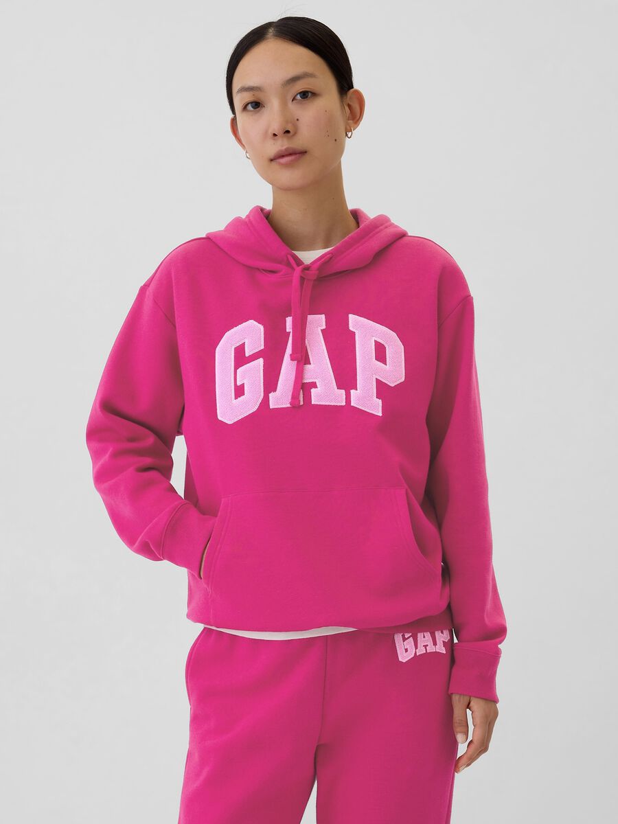 Sweatshirt with hood and logo_1