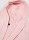 Pink organic cotton hooded bathrobe for girls_2