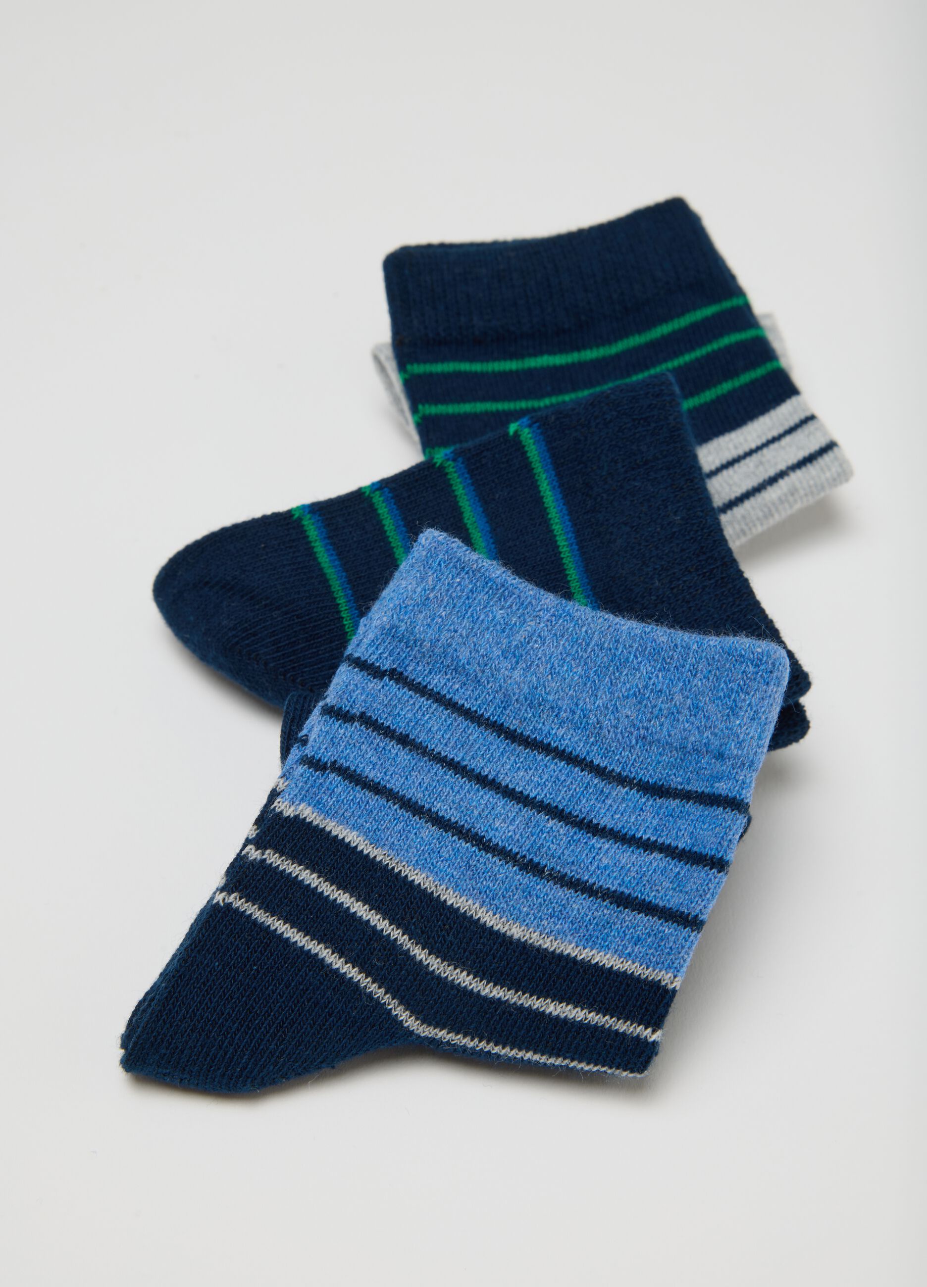 Set of two-pack children's socks in multicolour cotton blend