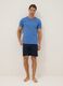 Pigiama in puro cotone organico blu regular fit_0