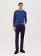 Cotton pullover with micro weave_1