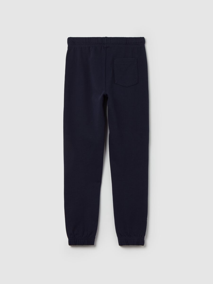 Joggers in felpa con coulisse_4