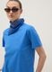 Blue pure cotton regular-fit T-shirt_0