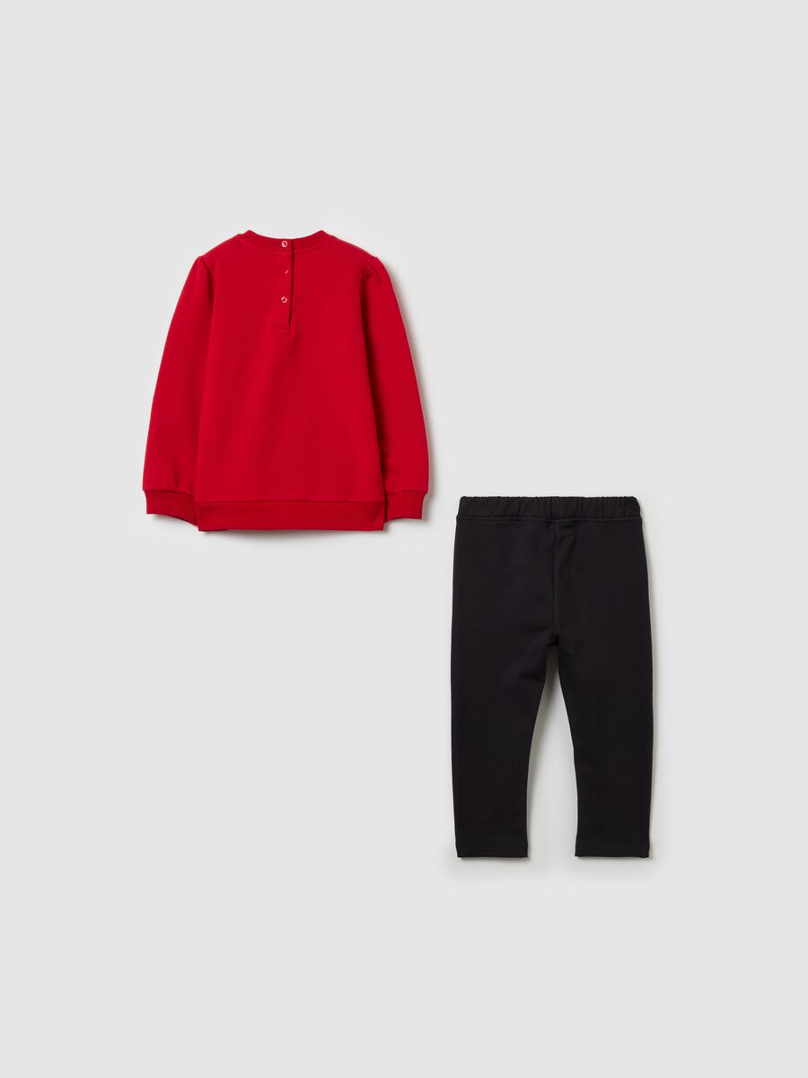 Fleece jogging set with Snoopy print_1
