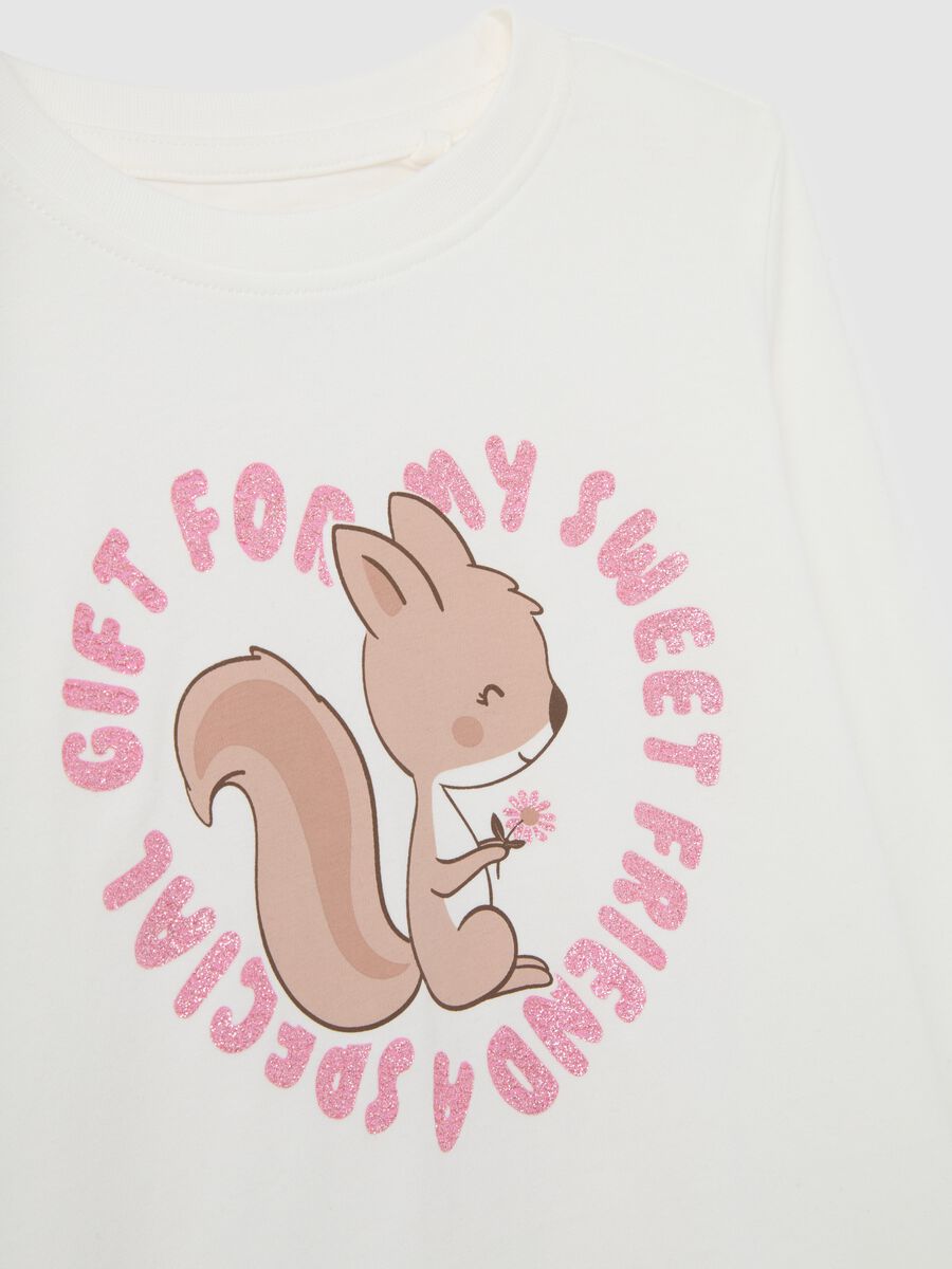 Girls' Long Sleeve White T-Shirt_2