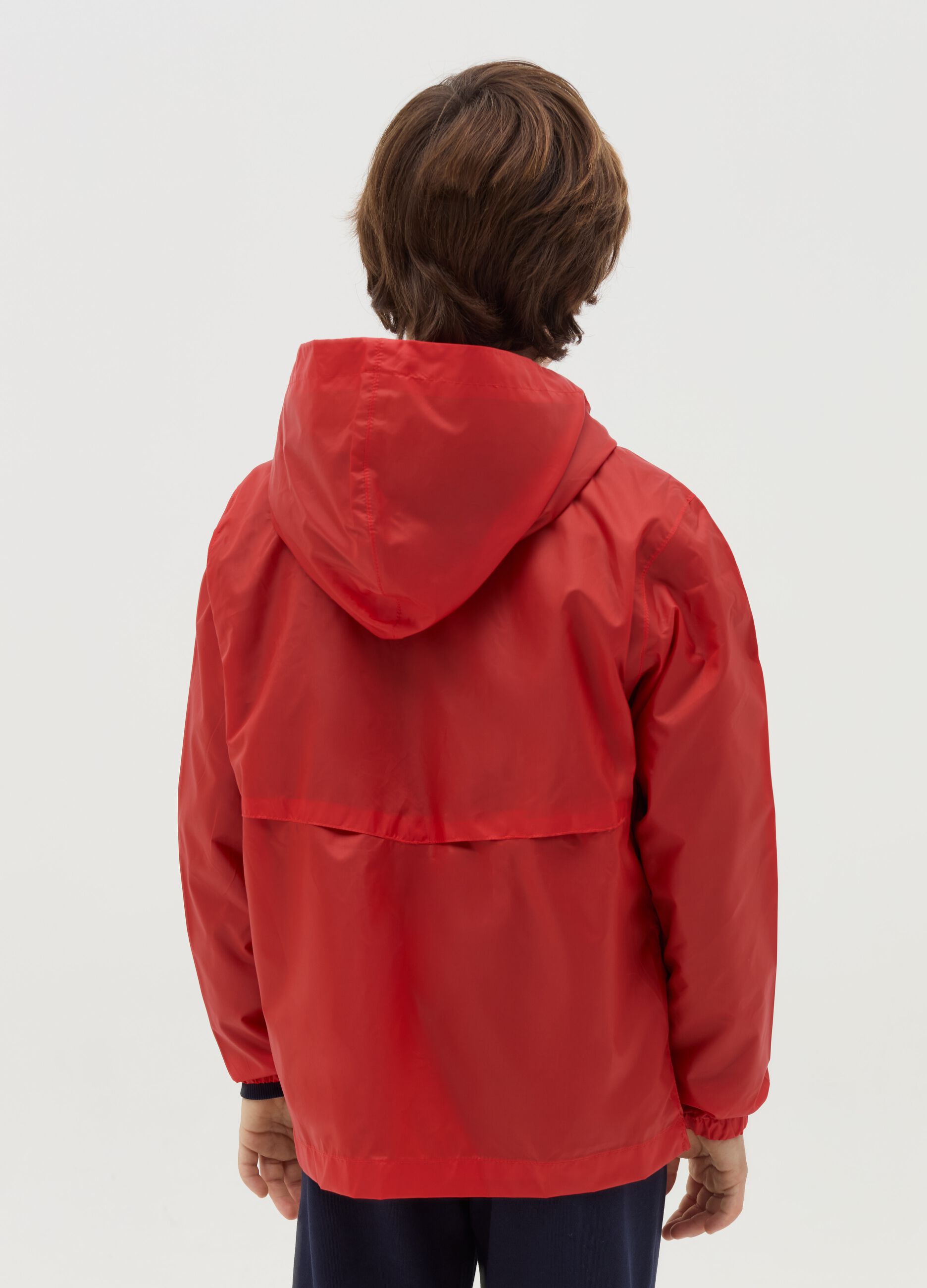Essential waterproof jacket with hood