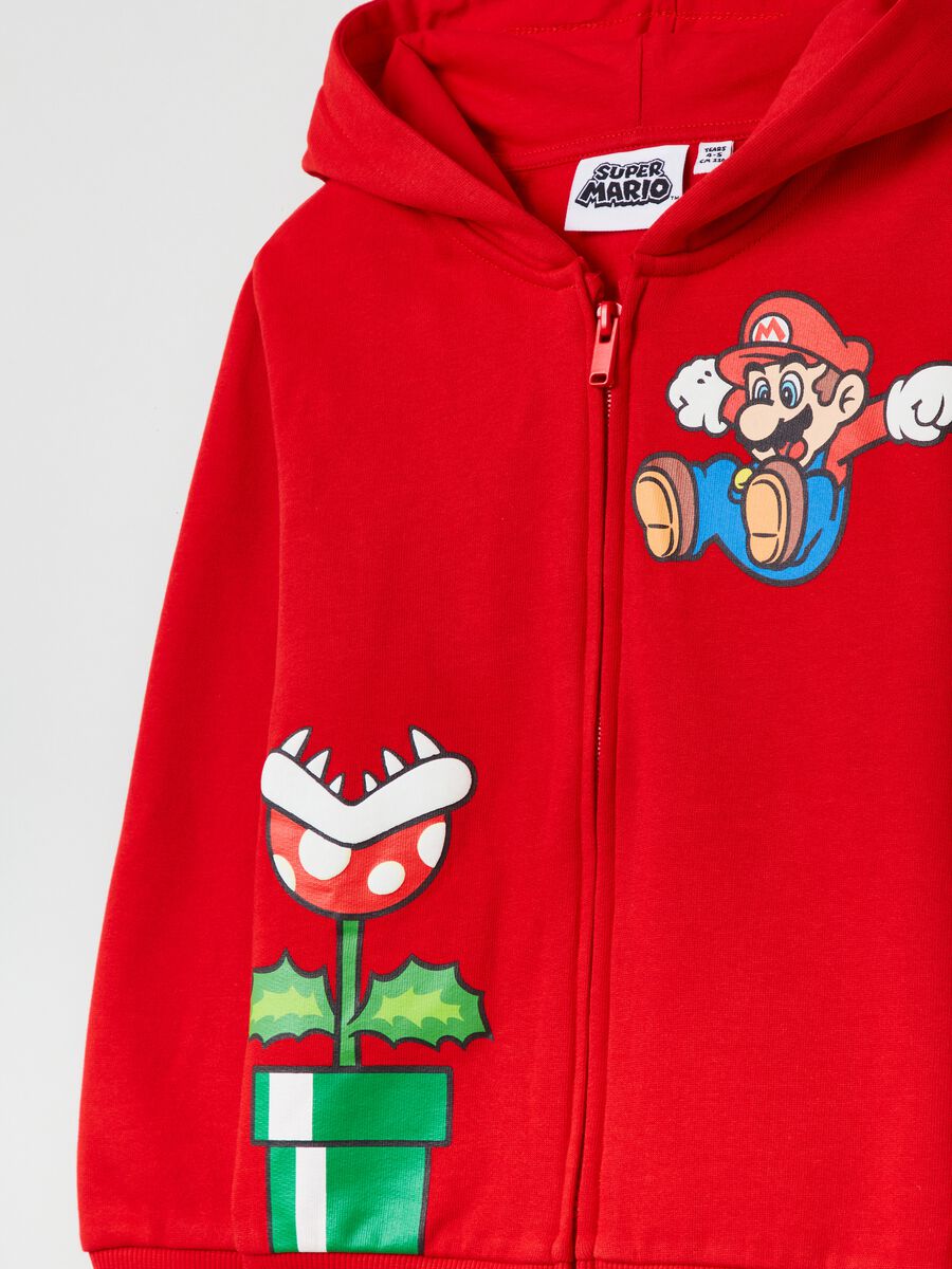 Full-zip hoodie with Super Mario print_2