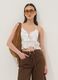 White ruffle top with thin straps_1