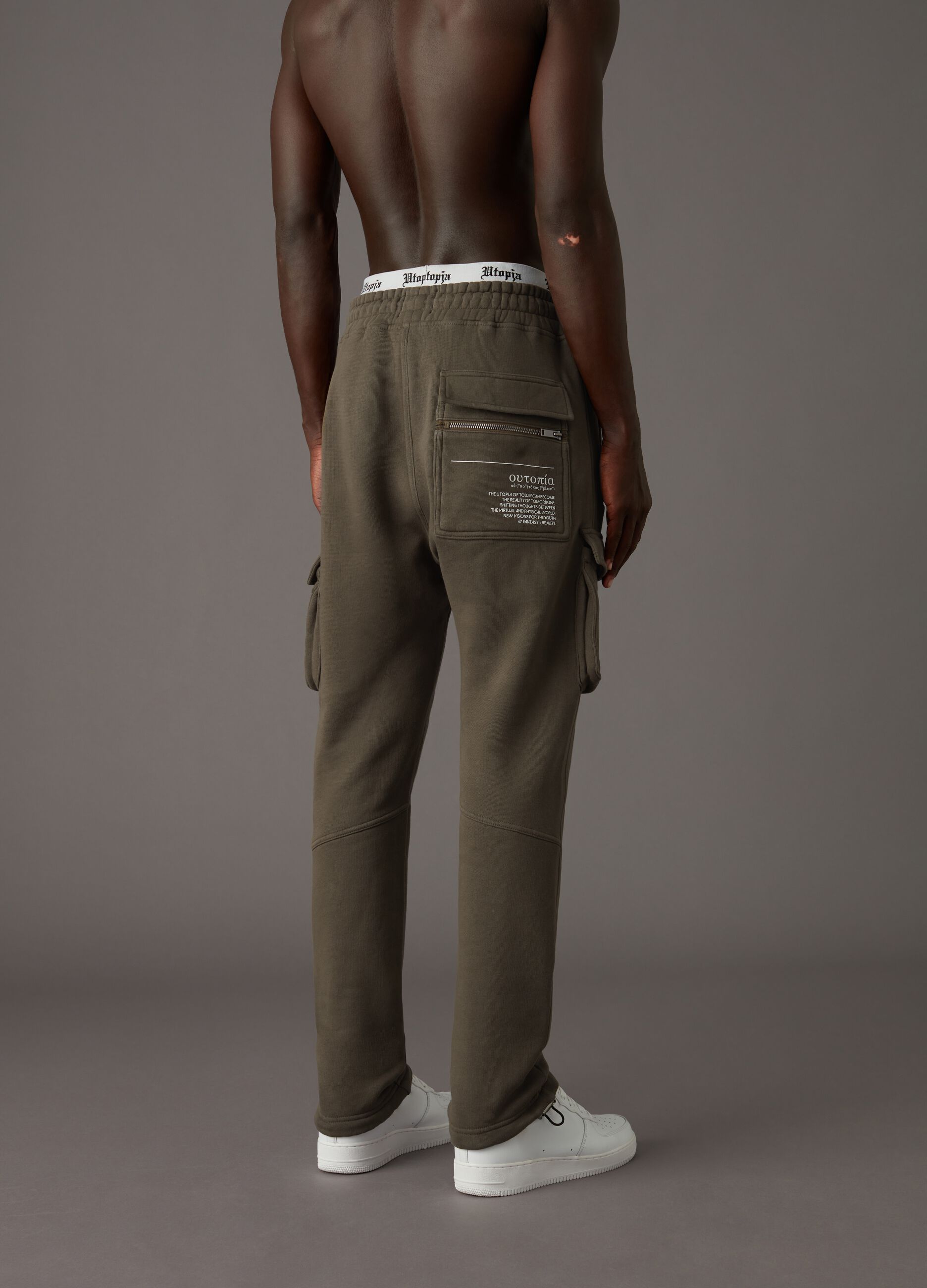 Cargo Sweatpants Military Green_2