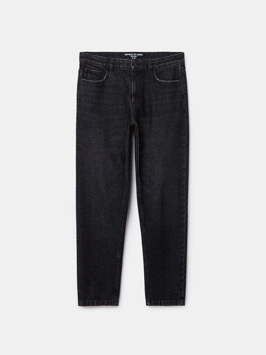 Jeans relaxed fit cinque tasche_4