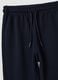 Pantaloni jogger blu in puro cotone organico_2