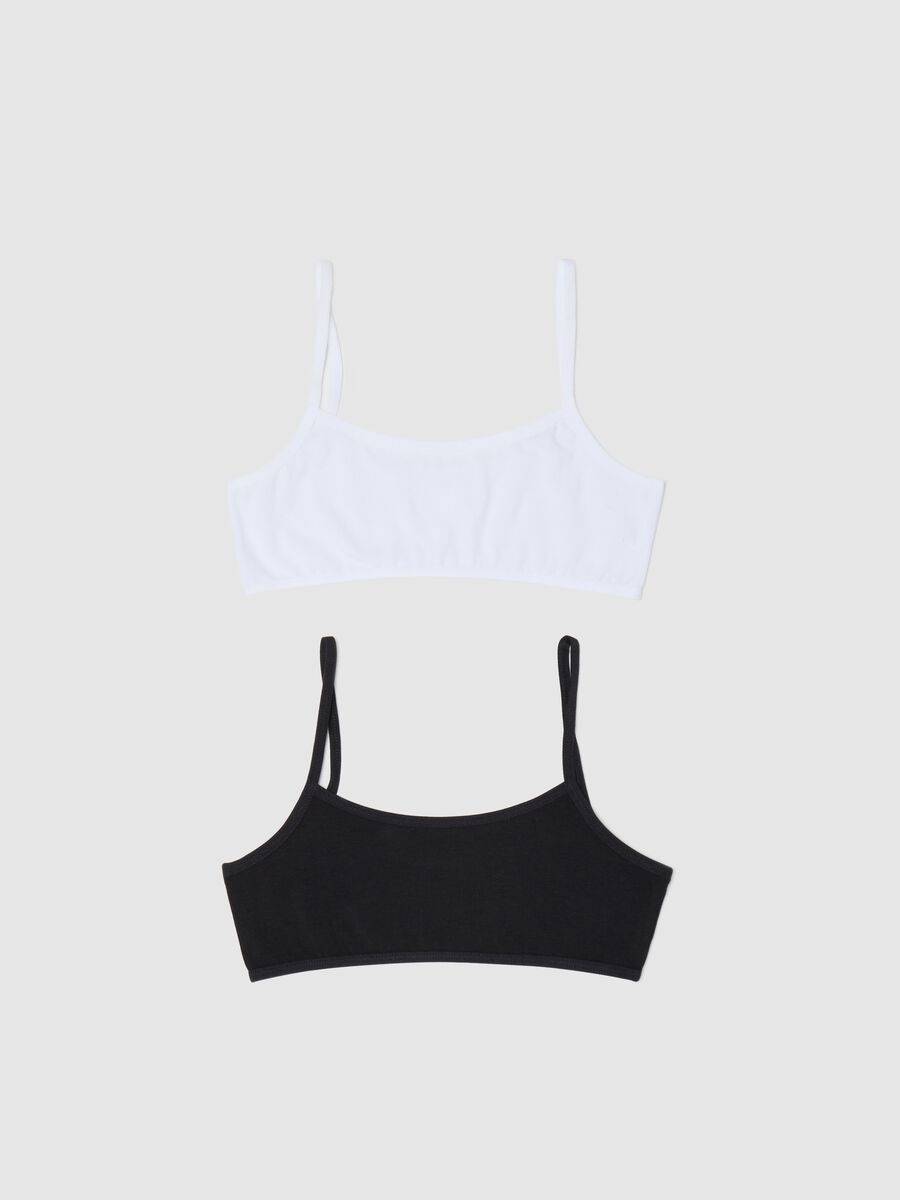 Bipack top intimi in cotone stretch_0