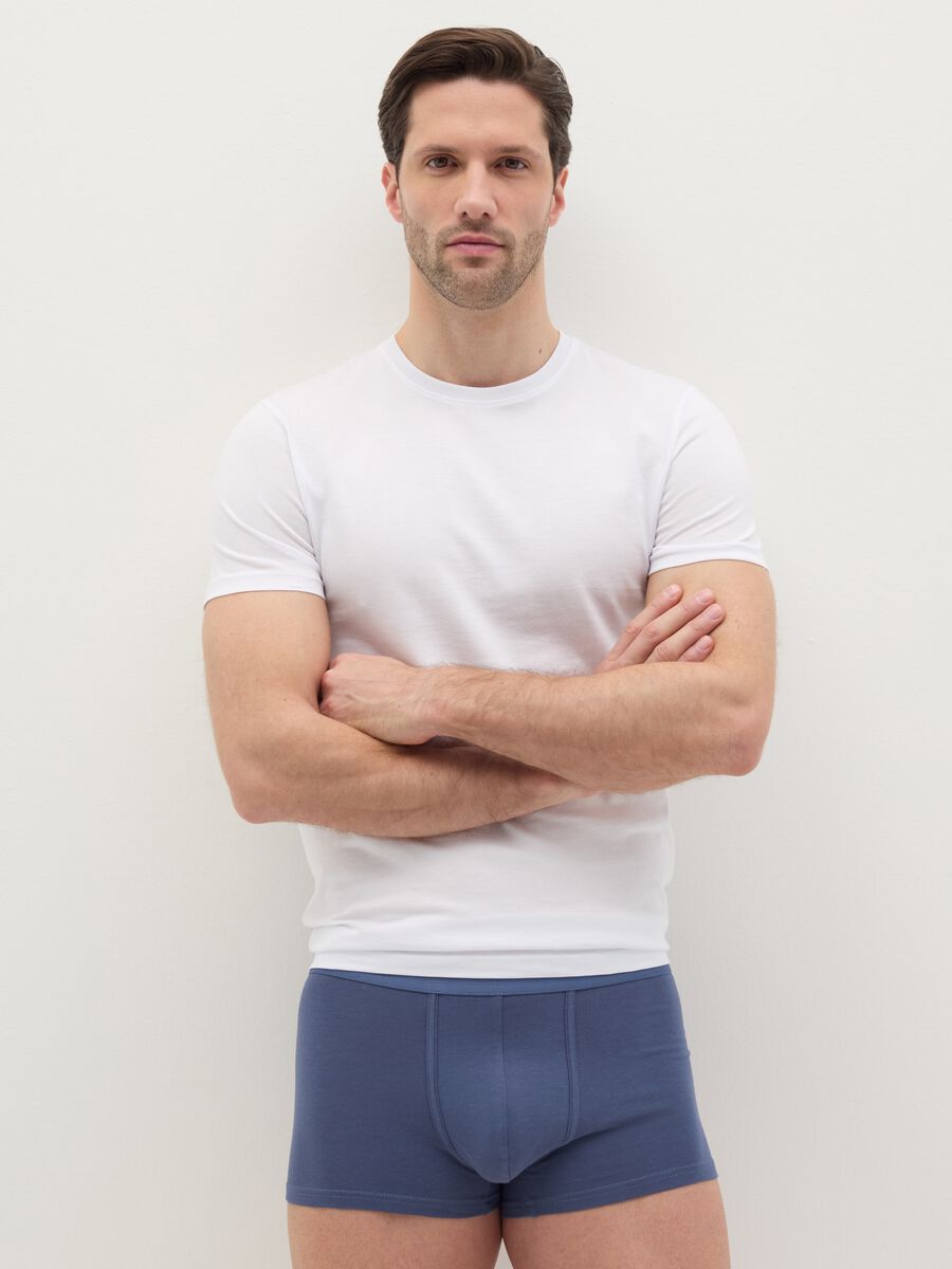Three-pack boxers in stretch cotton with print_0