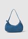 Blue cotton girl's bag with studs_1