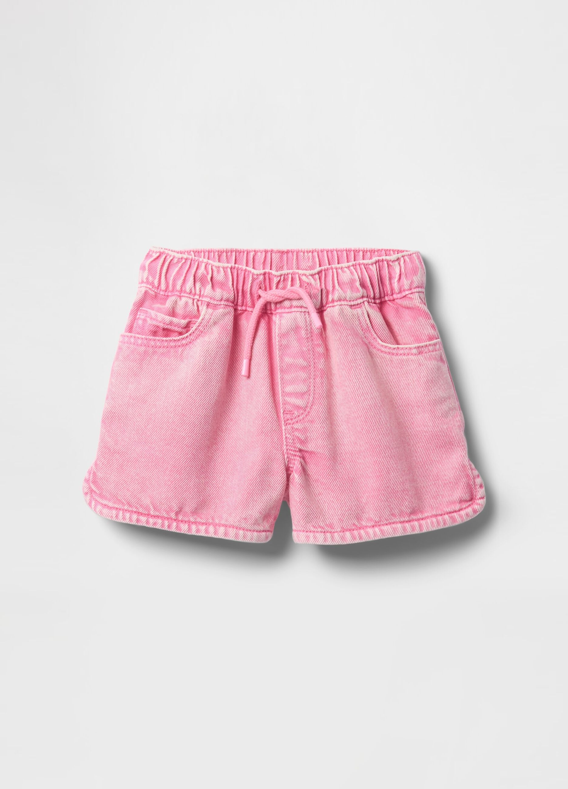 Girls' pink denim shorts by GAP Kids