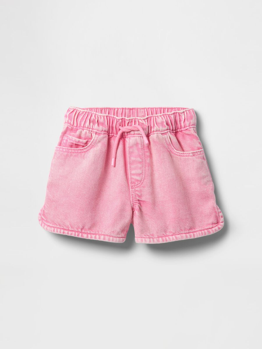 Girls' pink denim shorts by GAP Kids_1