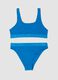 Bikini blu in tessuto elasticizzato_0
