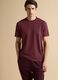 Red regular-fit stretch piqu&eacute; cotton-blend T-shirt with Easy Dry_0