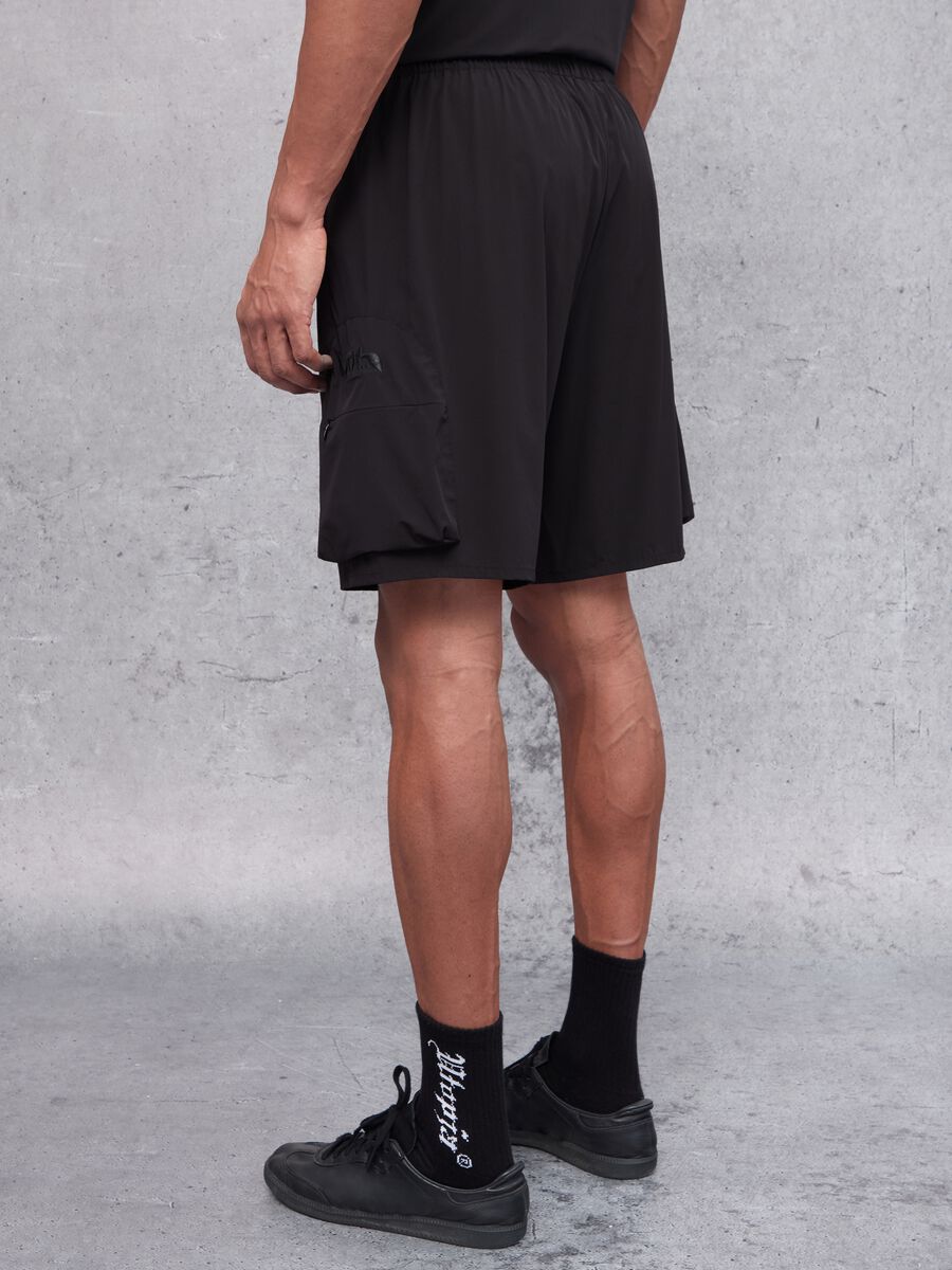Technical Cargo Shorts Black_3