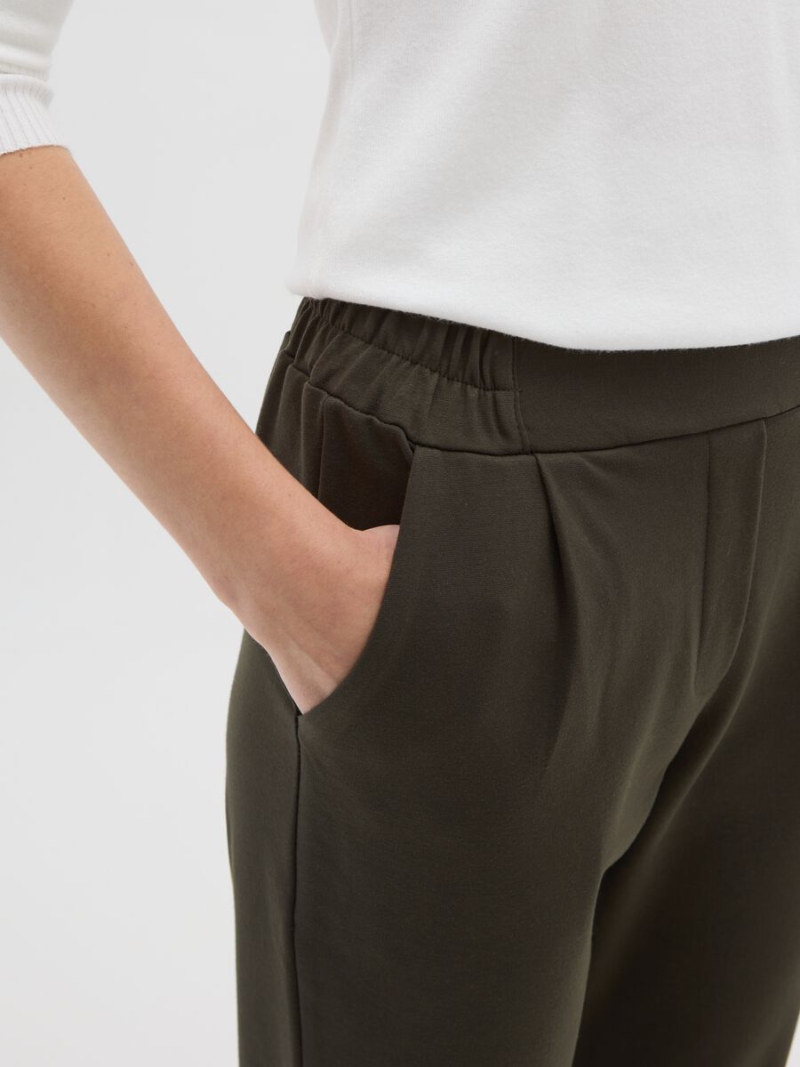 Pantaloni verdi regular fit_3