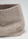 Girls' Beige Ribbed Hat_2